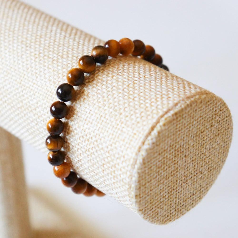Tiger Eye Bracelet ✦ Evil eye protection and self-confidence-4