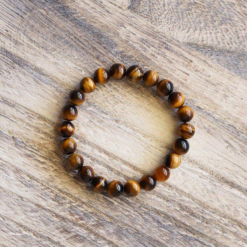 Tiger Eye Bracelet ✦ Evil eye protection and self-confidence-3