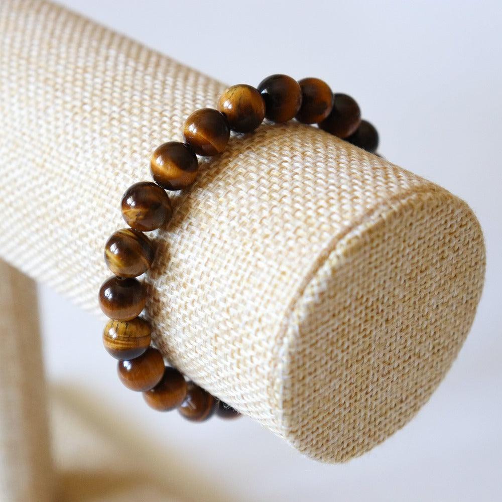 Tiger Eye Bracelet ✦ Evil eye protection and self-confidence-2